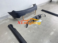 Kit carrosserie pour pare-chocs neuf pour Classe C W204 2007-2014, mise à niveau style C63 avec échappement et clips