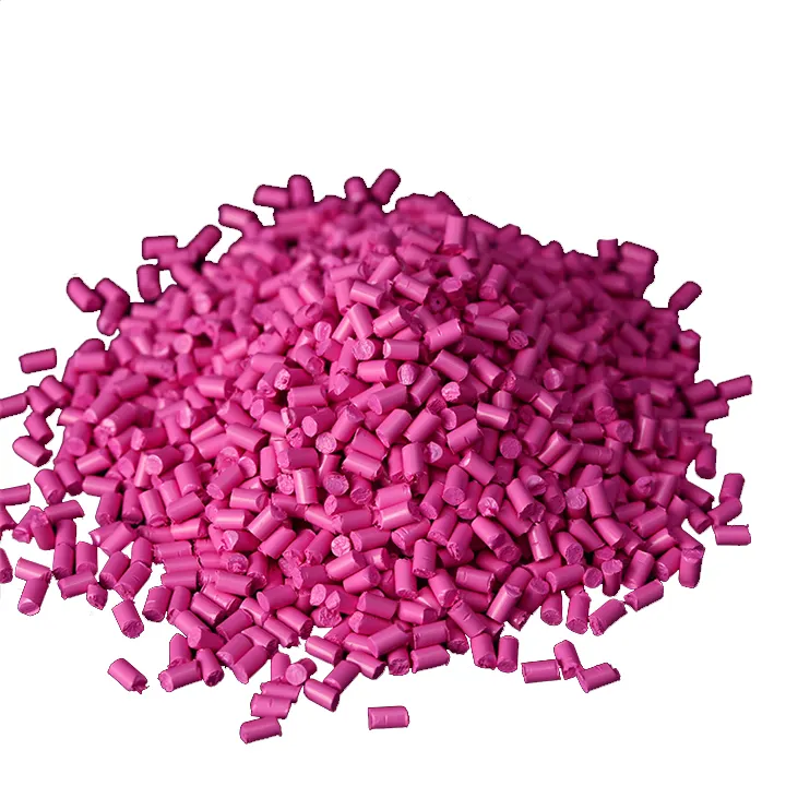 ПЭ/ПП/АБС/ПС/ПК, розово-красный пластиковый цветной маточный концентрат, применяемый для экструзии