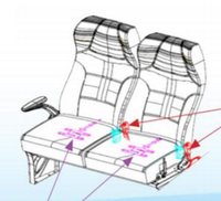 Capteur de vibration pour rappel de ceinture de sécurité de voiture et de camion, correcteur de ceinture arrière, résistance souple à pression à film mince