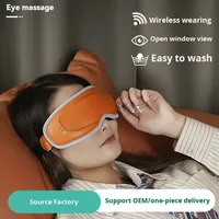 Masque de massage oculaire chauffant vibrant chaud et froid avec fonctions de chauffage et de refroidissement pour les migraines – Équipement de massage des yeux