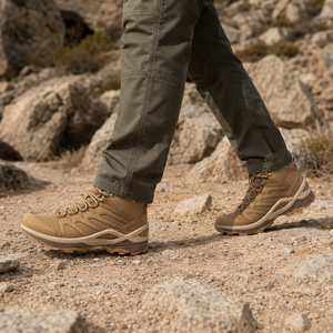 Men Outdoor Boots <b>Waterproof</b> Membrane Cushion PU Midsole Wear Resistant Outsole Mountain Hiking Trekking Shoes - Product Image 1