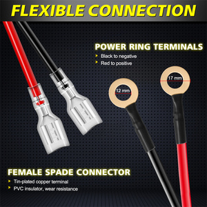 Arnés de Cables Automotriz Personalizado de 12V para Señales de Giro de UTV con Interruptor Basculante para Polaris <span class=keywords><strong>RZR</strong></span> Ranger <span class=keywords><strong>Maverick</strong></span> <span class=keywords><strong>X3</strong></span> Talon Mule - Product Image 5