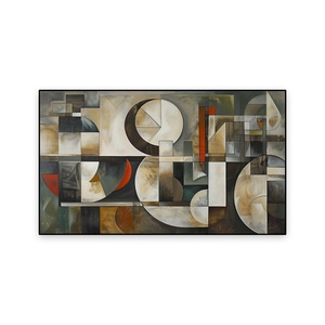 Personnalisé moderne abstrait coloré aquarelle mur Art numérique imprimé toile <span class=keywords><strong>peinture</strong></span> pour la décoration intérieure inspiré Graffiti - Product Image 2