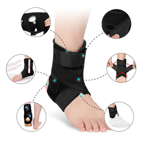 Dispositivo de imobilização do osso do tornozelo Tornozelo ligamento entorse imobilização cinta ajustável placa de aço suporte tornozelo tala - Product Image 2