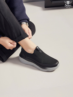 Chaussures de sport pour hommes avec logo personnalisé, tissu respirant de qualité supérieure, chaussures à enfiler, semelle amortissante, chaussures décontractées pour la marche, plusieurs couleurs disponibles