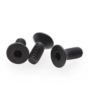 Vis hexagonale à coupelle plate en titane et acier inoxydable M3/M12 standard DIN Système métrique à tête fraisée noire haute résistance - Product Image 5