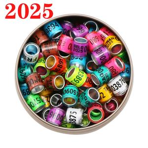 2026 Aangepaste 8mm Aluminium Duivenvolgringen Plastic Vogelraces Koningsduiven Voetringen - Product Image 2