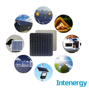 Солнечные элементы Intenergy 182 мм, оптовая продажа, небольшие Фотоэлектрические элементы, солнечные 11bb для солнечной панели