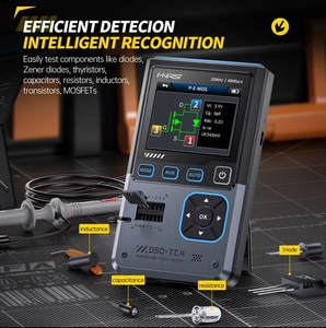 FNIRSI DSO-TC4 Neuestes 3-in-1 DSO-TC4 Oszilloskop 10MHz 48Ms/s Transistor-Tester Signalgenerator Elektronik-Komponenten-Tester - Product Image 6