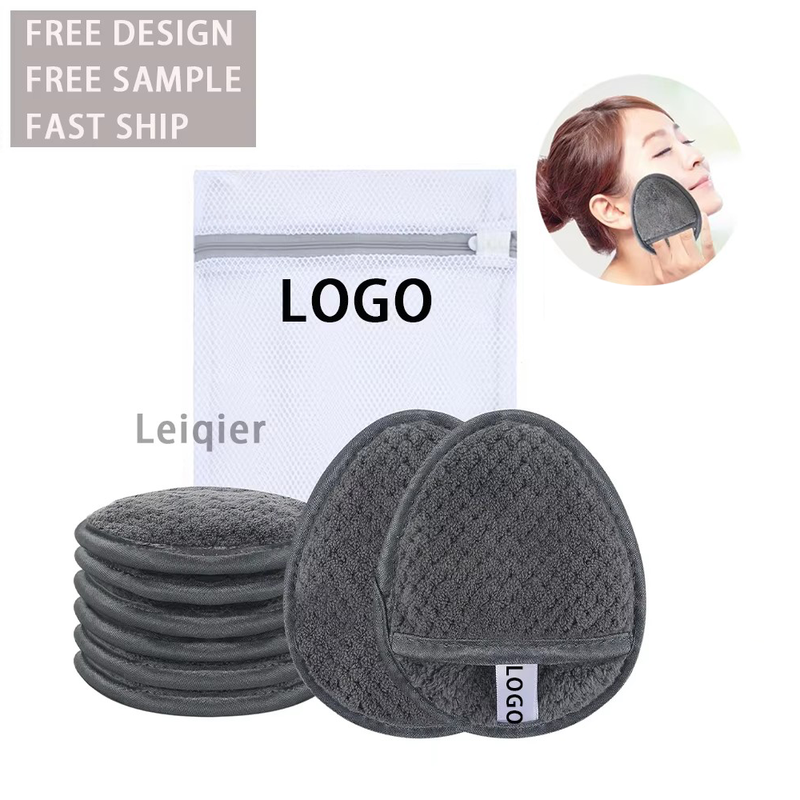 Custom Logo Microfiber Gentle Facial Cleansing