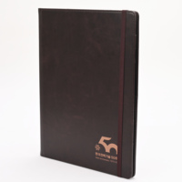 Carpeta de Presentación Personalizada de Cuero PU Duradero, Tamaño A4 |   Organizador de Documentos con Ranuras para Tarjetas y Ventana para Identificación |   Portaplumas + Banda Elástica |   Logotipo OEM