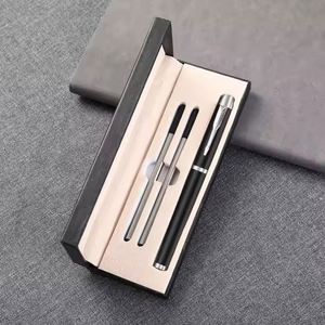 Custom Logo Business Gift Set Promotional Metal Roller <b>Pen</b> with <b>Box</b> Office Supplies - Product Image 2