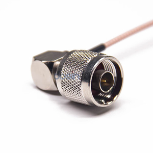 Angled N nam nối để không thấm nước vách ngăn <span class=keywords><strong>BNC</strong></span> nữ rg316 rg178 cáp đồng trục 50ohm 6GHz cho CCTV Hệ thống thông tin liên lạc - Product Image 3