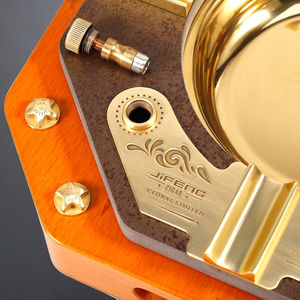 Jifeng ที่เขี่ยซิการ์แปดเหลี่ยมมีเอกลักษณ์ JF-6002พร้อมทั้งไม้เจาะซิการ์และโลหะตกแต่งบ้าน - Product Image 4