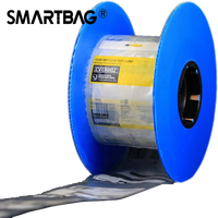 Wholesale Factory Custom Printed LOGO LDPE Plastic Pre-opened Poly Bag Auto Bag on a Roll Auto Bag