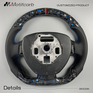 Volante Deportivo Personalizado de Fibra de Carbono Forjado Azul para Corvette C7 ZR1 Z06 Z51 Grand Sport Coupe para Chevrolet Camaro ZL1 2013-2019 - Product Image 5