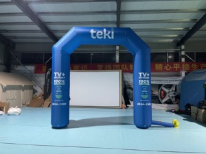 Arco Inflável Personalizado para Maratona, Infláveis Publicitários com Bomba de Ar e Bolsa de Transporte para Linha de Partida e Chegada de Ciclismo - Product Image 6