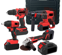 Ensemble de perceuse électrique sans fil 21V, batterie Li-ion 2.0Ah, moteur sans balais, vitesse variable, multifonction, personnalisable