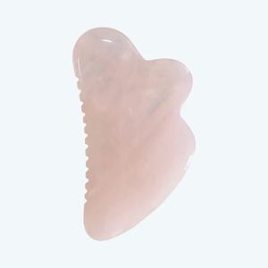 Gua Sha de Cuarzo Rosa para Rostro y Cuerpo, Otros Productos de Masaje - Product Image 5