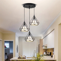 Plaque de plafond ronde de 30 cm pour lampes suspendues, base en métal à 3 têtes, accessoires pour lampes LED suspendues