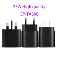 Adaptateur secteur USB C 25W PD, chargeur super rapide de type C pour Samsung, chargeur rapide pour Samsung S23 S22+