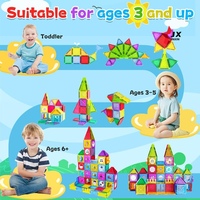 Productos 2025, Bloques Magnéticos Creativos 3D de 5.5cm, 100 Piezas, Juego de Construcción para Niños, Rompecabezas de Coche STEM, Baldosas Magnéticas