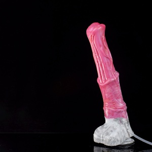 FAAK Large Animal Horse <b>Dildo</b> With Sucker Squirting Function Liquid Silicone Ejaculating <b>Dildos</b> Penis Sex Toys for Woman Men - Product Image 6