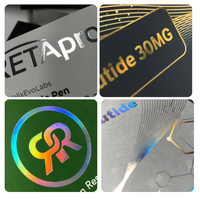 Étiquettes personnalisées simples ou doubles pour boîtes de rangement Pep avec étiquettes, emballage de flacons de 3 ml avec plateau en plastique