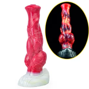 2022 Nieuwe Collectie Animal Cock Hond Knoop Dildo Sterke Spier Enorme Vagina Anale Plug Seksuele Fantasie Seksspeeltje Voor Vrouwen