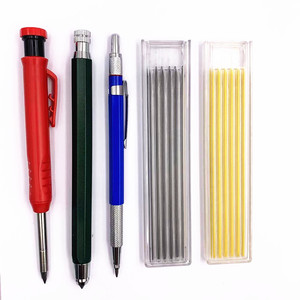 Mechanical Woodworking Tool Custom Erasable <b>Carpenter</b> Construction <b>Pencil</b> Set with Refill - Product Image 1