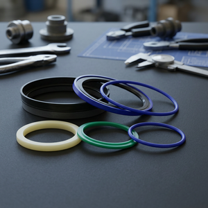 Kit de joints toriques avec anneaux en caoutchouc noir, bleu, jaune et vert pour joints de systèmes hydrauliques - Product Image 1