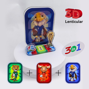 Vente en gros NASNAK SJB-2027 – Présentoir de bureau transparent en acrylique 3D lenticulaire, motif dessin animé, support photo, mascotte - Product Image 2