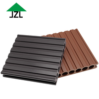 JZL Offre Spéciale Moderne 3D Texture Bois WPC Terrasse Imperméable Extérieur PVC Bambou Teck Matériau Composite Cours Jardins 18mm