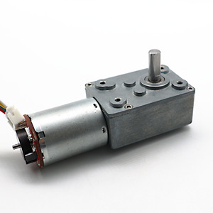 GM3246-370 25mm 24v Dc <strong>Worm</strong> Gear Motor 5-300rpm High Torque Gear Motor With Encoder - Product Image 1