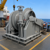 Treuil de levage à câble métallique industriel robuste de 5T à 30T, à enroulement horizontal et vertical, pour la construction marine