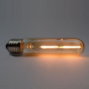 2W Vintage LED Edison <span class=keywords><strong>Ampoule</strong></span> T10 E26 <span class=keywords><strong>E27</strong></span> B22 <span class=keywords><strong>Blanc</strong></span> <span class=keywords><strong>Froid</strong></span> 6500K 120V 220V Verre Clair <span class=keywords><strong>Tube</strong></span> Court Antique LED Filament <span class=keywords><strong>Ampoule</strong></span> T30 - Product Image 2