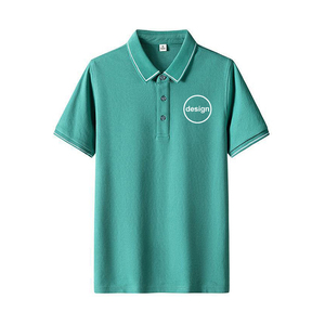 Camiseta de Golf de Lona de 250g de Secado Rápido, Antiarrugas, con Logotipo Personalizado, para Hombre, Venta al Por Mayor, OME de Alta Calidad - Product Image 1