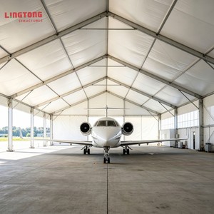 Hangar <span class=keywords><strong>de</strong></span> Almacenamiento para Aviones <span class=keywords><strong>de</strong></span> Aluminio <span class=keywords><strong>de</strong></span> 18x32m, <span class=keywords><strong>de</strong></span> Una Sola Capa, con Ensamblaje Modular, Anticorrosión, Impermeable, para Uso en Todas las Estaciones - Product Image 1