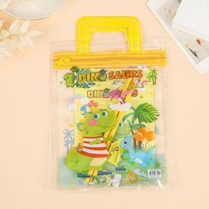 Ensemble de papeterie Kawaii 6-en-1 Dinosaure Astronaute de Dessin Animé pour Étudiants – Fournitures Fantaisie Mignonnes de Fabrication Artisanale - Product Image 1