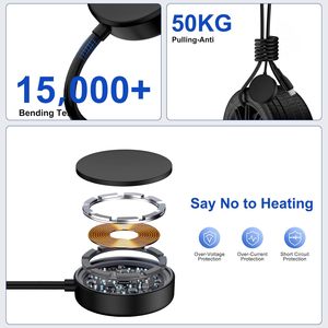 <span class=keywords><strong>Cargador</strong></span> rápido magnético para <span class=keywords><strong>Samsung</strong></span> <span class=keywords><strong>Galaxy</strong></span> <span class=keywords><strong>Watch</strong></span> Ultra/FE/7/6/5/4/3/2/1 Cable de carga USB inalámbrico portátil tipo C para <span class=keywords><strong>Samsung</strong></span> - Product Image 6