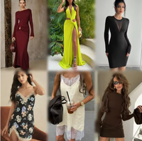 Vêtements à prix réduits, robes d'été pour femmes, liquidation de stock, vente de vêtements en vrac assortis, toutes tailles, échantillon en Chine en 7 jours