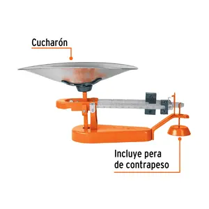 Báscula mecánica con cuchara, capacidad de 10 kg, TRUPER - Product Image 2