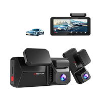 REDTIGER F77 V2 Dual 4K Dash Cam 256GB EMMC STARVIS 2 IMX678 Depan Belakang GPS 5.8GHz WiFi Penglihatan Malam Kotak Hitam Mobil