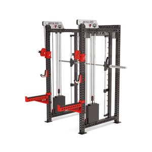Petit oiseau GYM équipement de Fitness système de <span class=keywords><strong>poulie</strong></span> à câbles multiples Squat Power Cage Rack entraîneur fonctionnel Smith avec pile de poids - Product Image 2