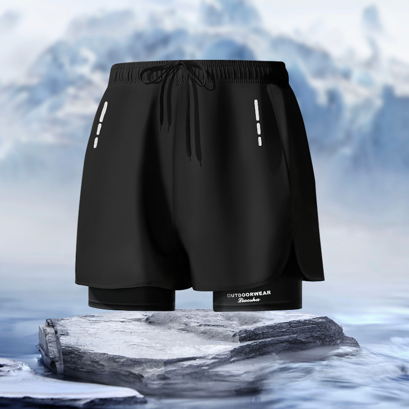 Noir (cheveux mélangés à l'intérieur et à l'extérieur de la cravate)