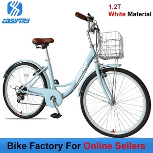 Bicicleta de Ballet para Mujer, Venta al Por Mayor de Fábrica, Barata, para Adultos, de Una Velocidad o 7 Velocidades, de 24 o 26 Pulgadas - Product Image 4