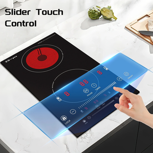 Table de cuisson à induction Dopen à 2 brûleurs, 3000 W, encastrable, panneau tactile en verre, cuisinière électrique domestique - Product Image 3