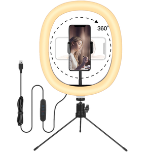 Trépied de photographie de bureau à gradation de 10 pouces, lumière de remplissage led beauté <span class=keywords><strong>Tik</strong></span> <span class=keywords><strong>Tok</strong></span> live anneau de téléphone portable - Product Image 1