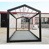 Maison préfabriquée de 20 pieds, maison modulaire préfabriquée, structure en acier galvanisé