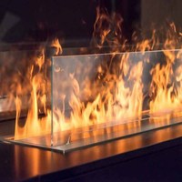 Resistencia al fuego esmaltada de doble capa personalizada 30-180 minutos de vidrio templado ignífugo para puertas y ventanas